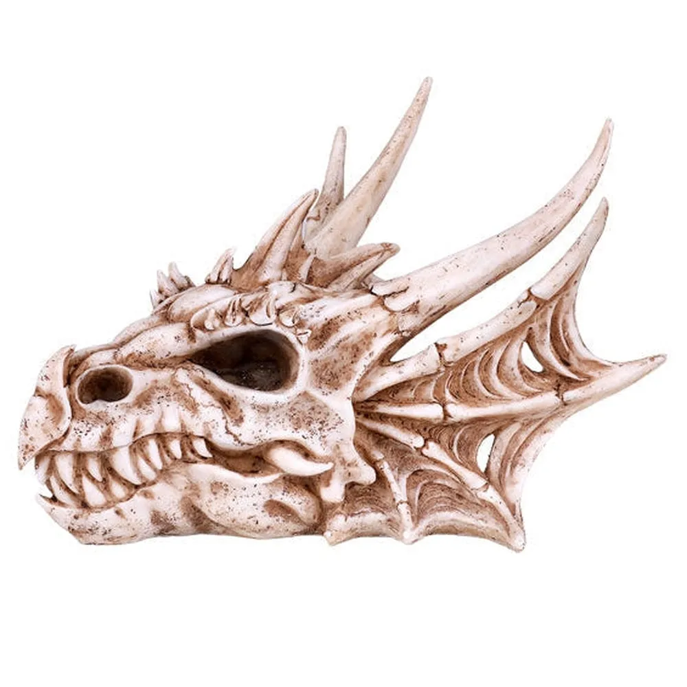 10" Dragon Skull Statue