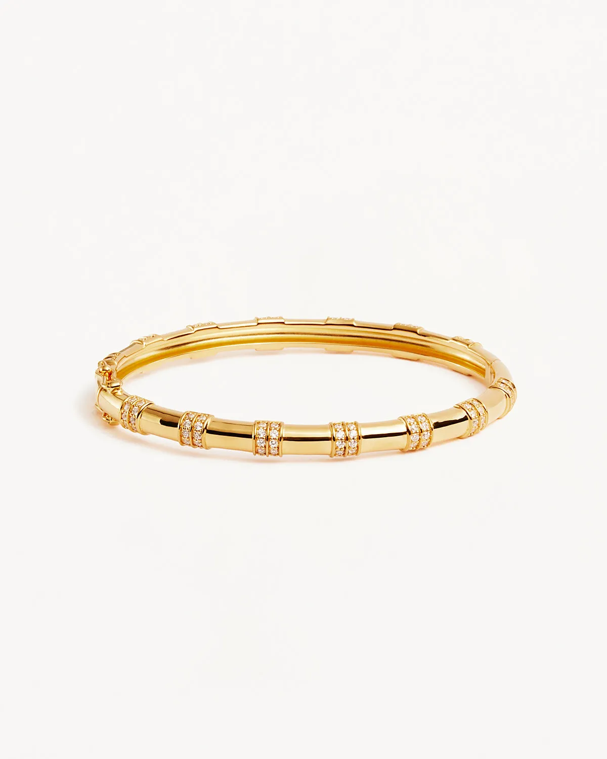 18k Gold Vermeil Shine Bright Hinged Bracelet