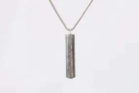 18" Tiffany & Co. 925 Silver 1837 Bar Pendant Necklace (13.00g.)