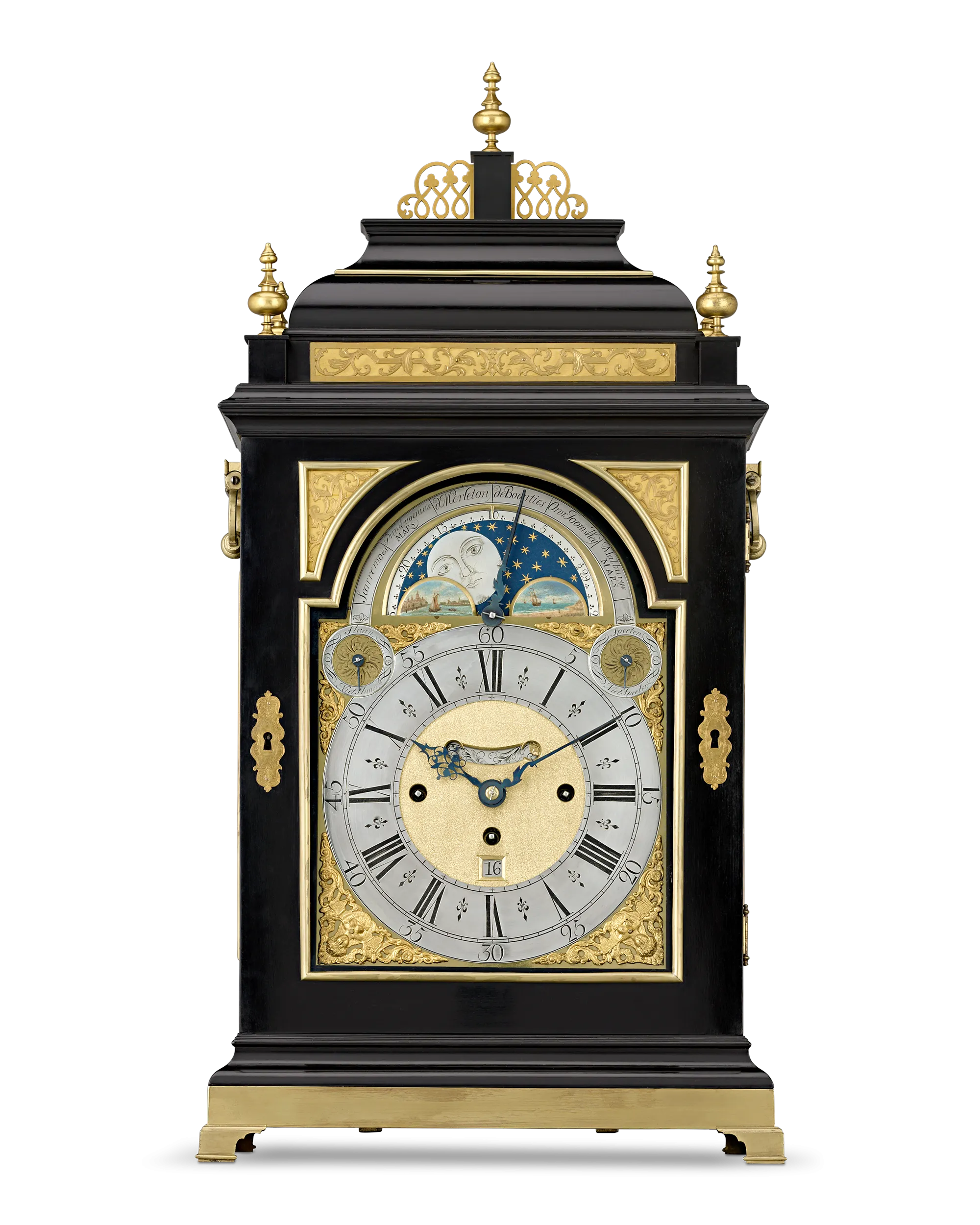 18th-Century Dutch Musical Bracket Clock