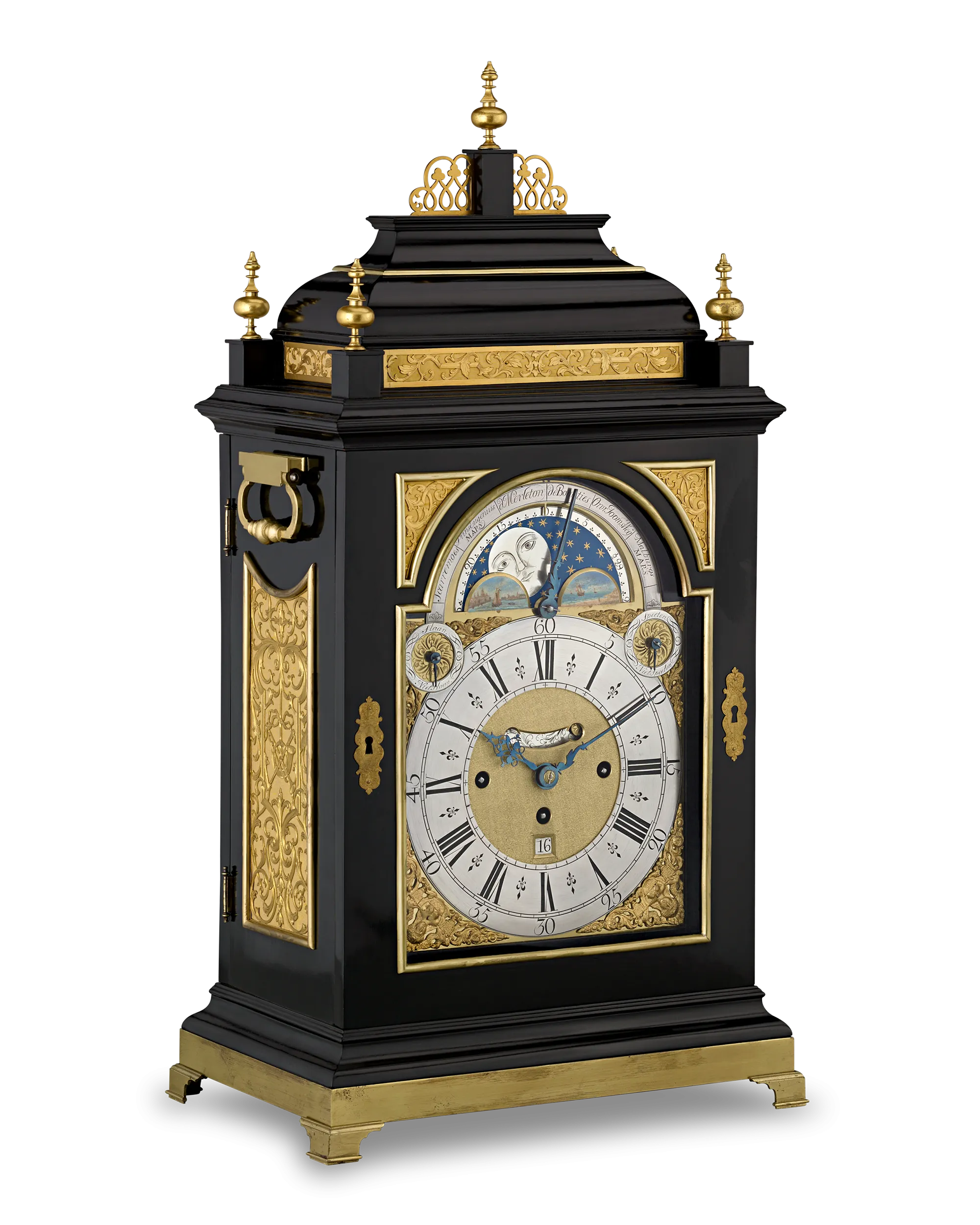 18th-Century Dutch Musical Bracket Clock