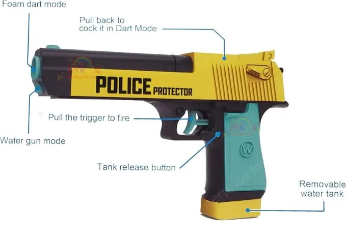 2-in-1 Police Gun