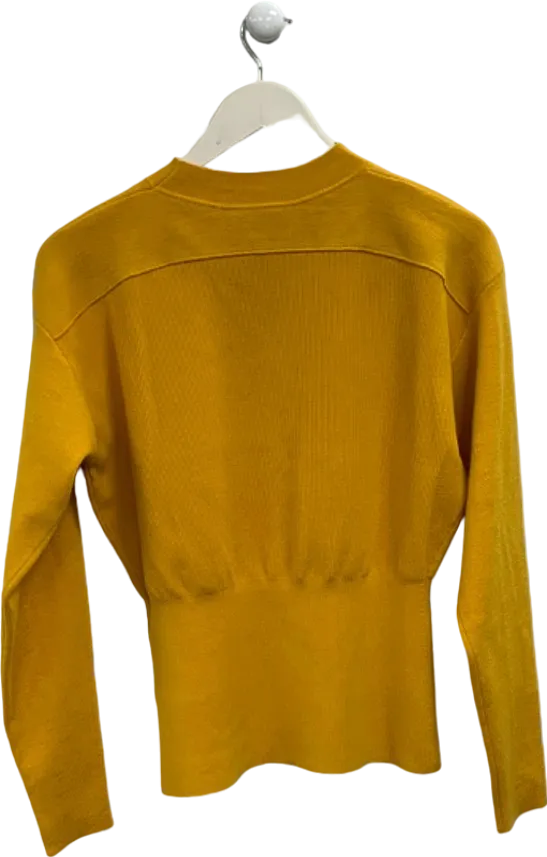 3.1 Phillip Lim Yellow Ribbed Knit Sweater Size S