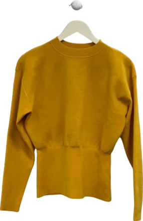 3.1 Phillip Lim Yellow Ribbed Knit Sweater Size S