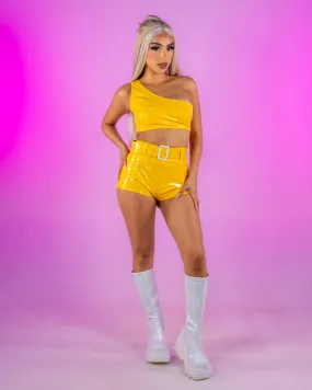 3pc Yellow Soda Squad Costume