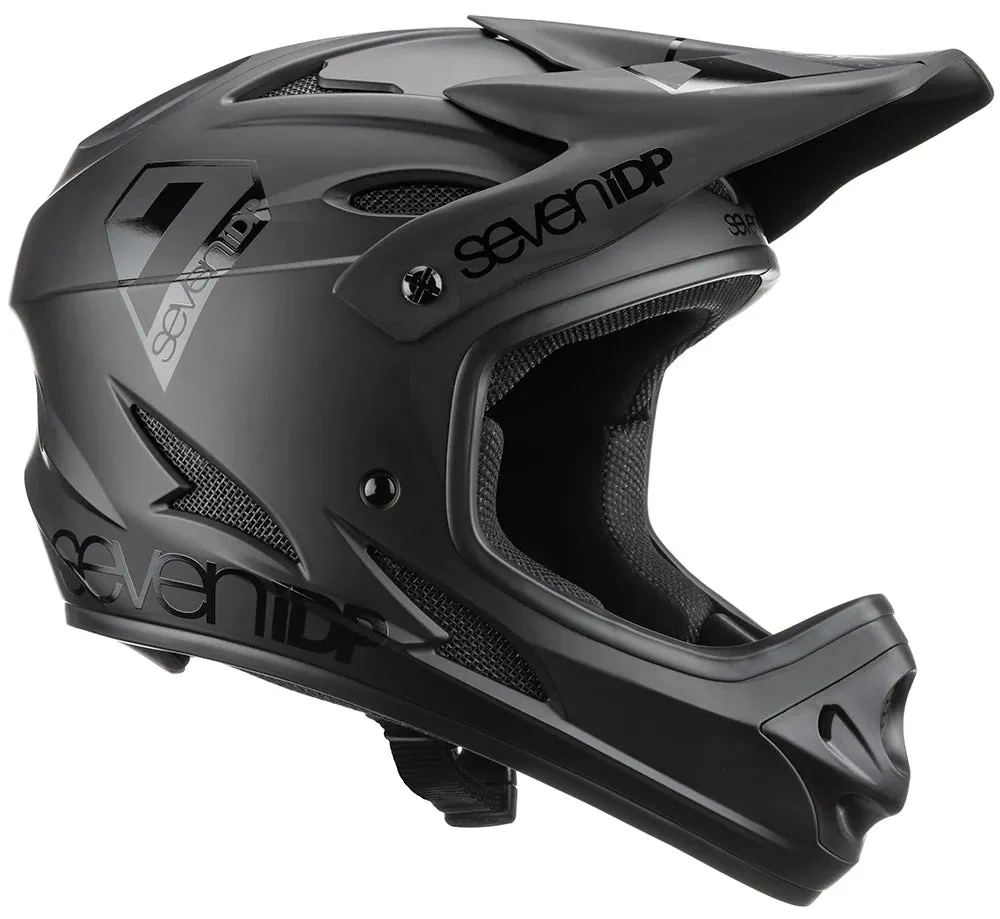 7iDP M1 Full Face Cycling Helmet - Black