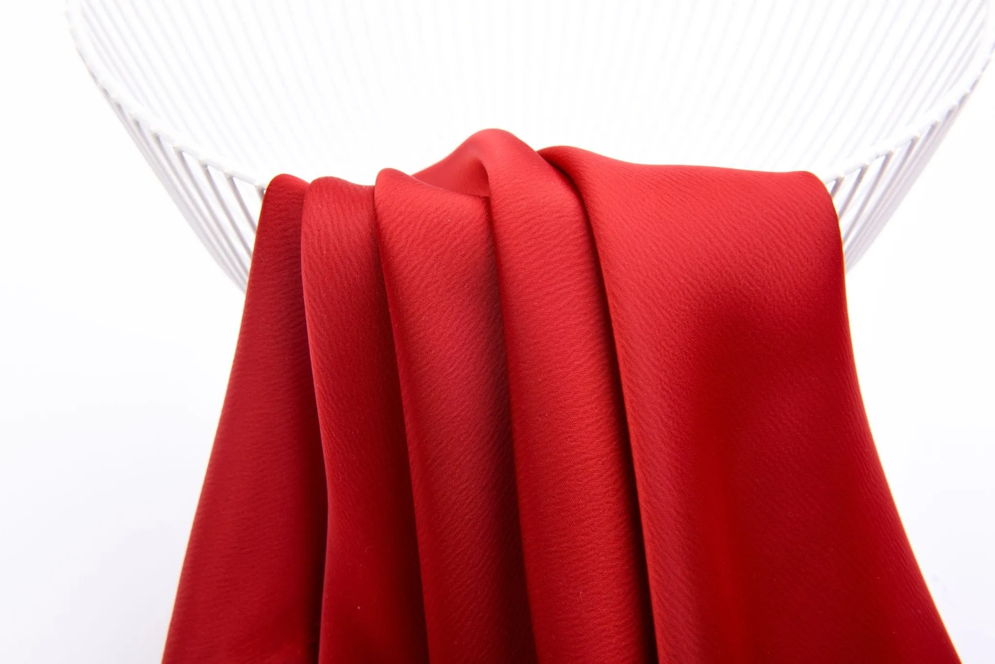 7oz matte Bridal Crepe Satin Fabric