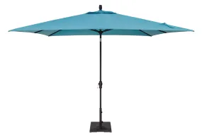 8' x 10' Rectangle Auto Tilt Market Umbrella by Treasure Garden