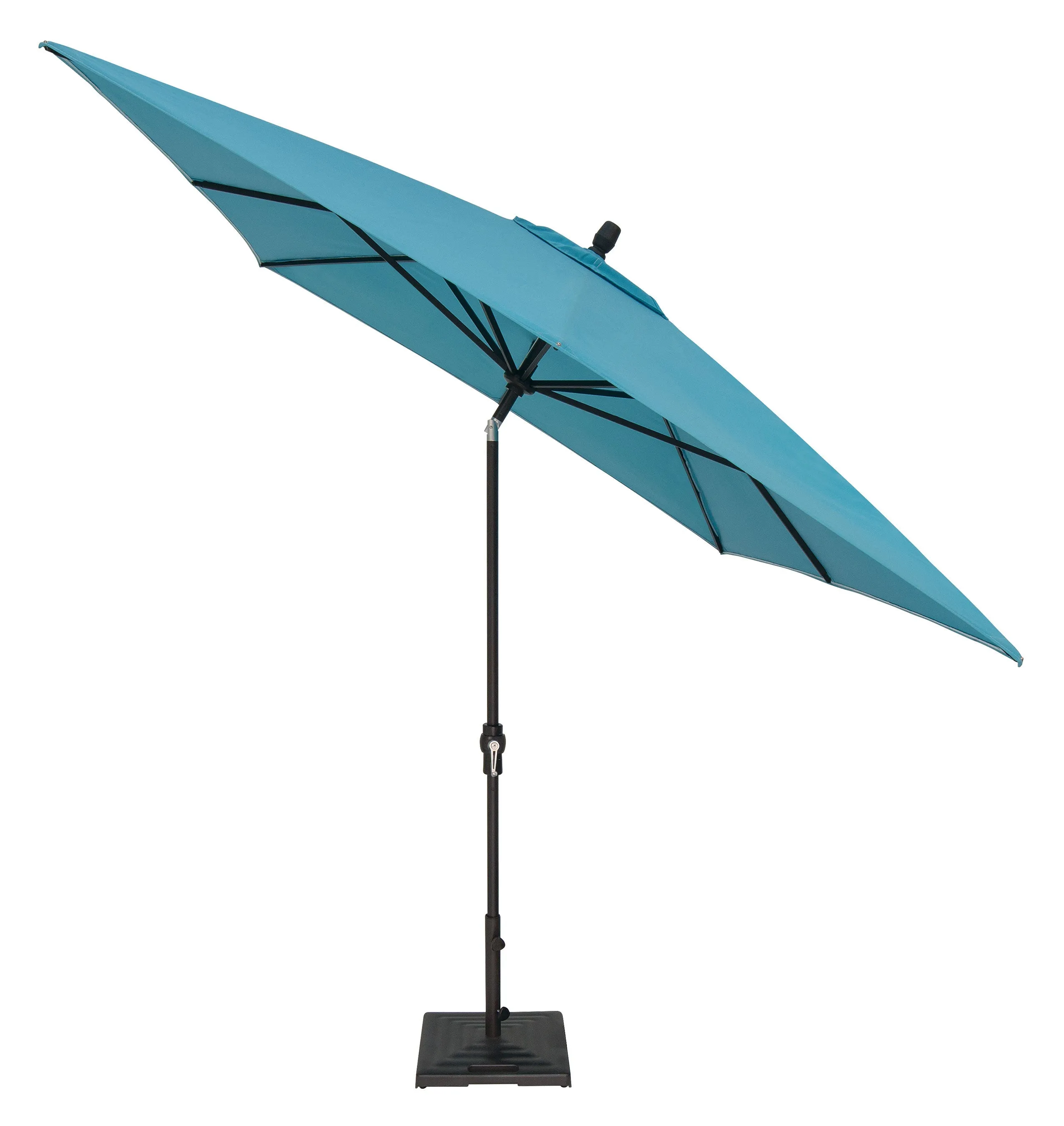 8' x 10' Rectangle Auto Tilt Market Umbrella by Treasure Garden