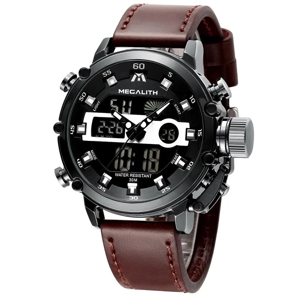 8051M | Analog Digital  Men Watch | Nylon Band