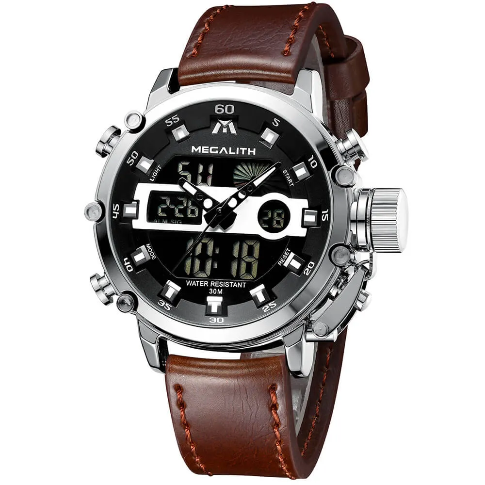 8051M | Analog Digital  Men Watch | Nylon Band