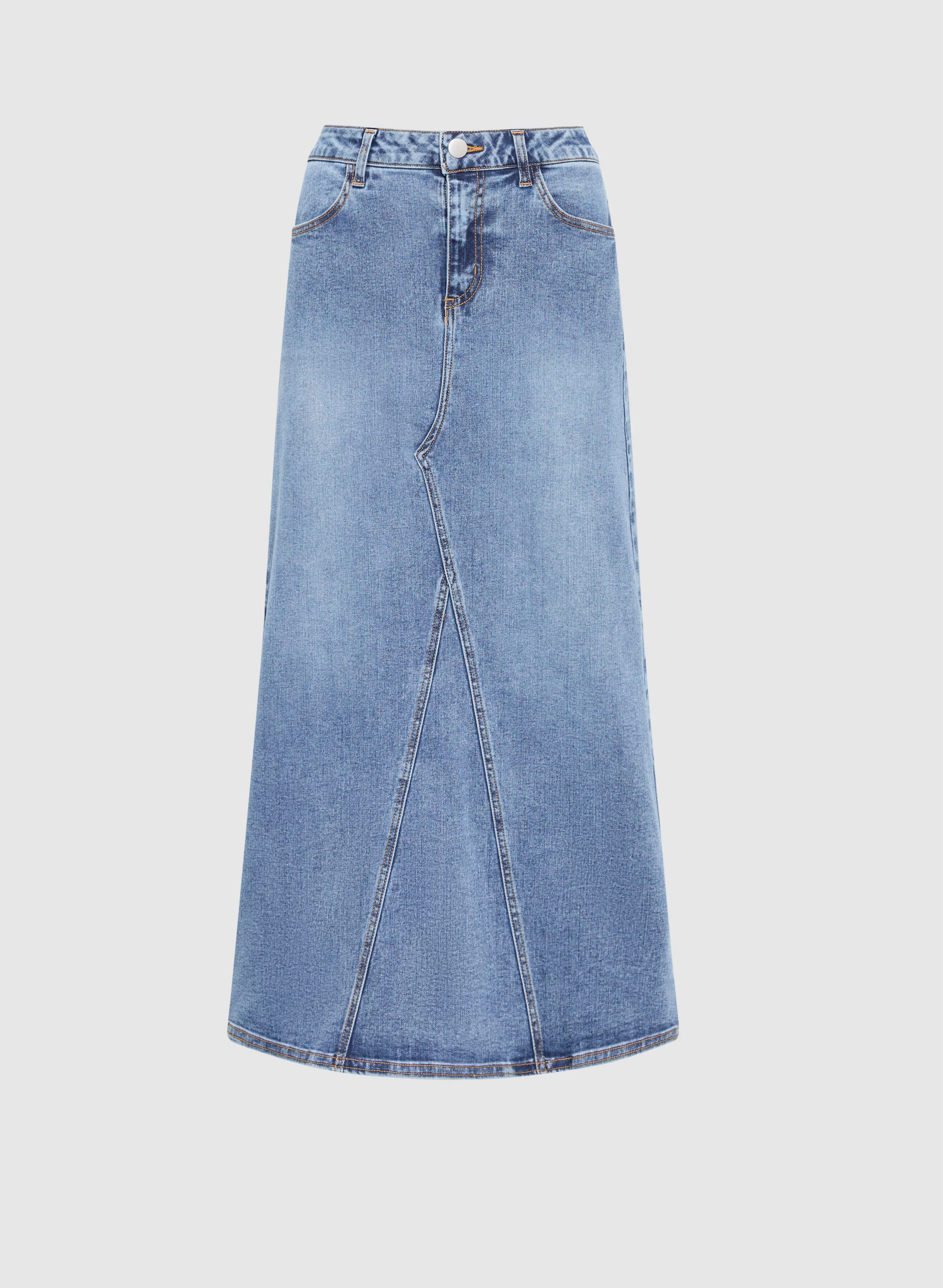 A-Line Denim Skirt