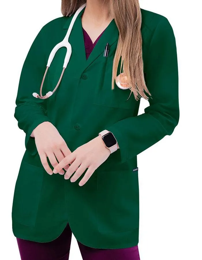 Adar 30 Inch Unisex Three Pocket Consultation Short Lab Coat