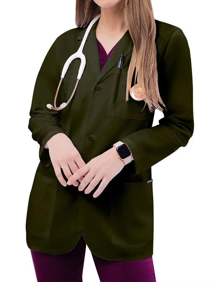 Adar 30 Inch Unisex Three Pocket Consultation Short Lab Coat