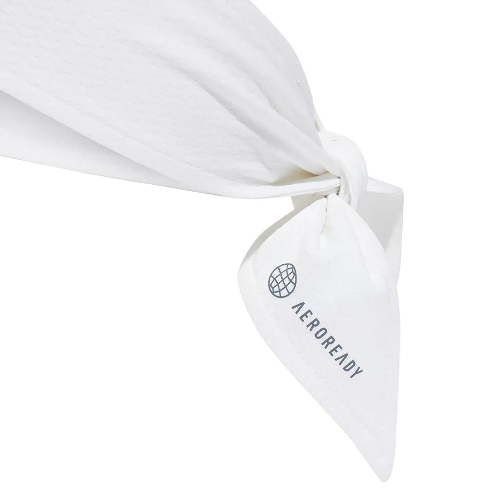 adidas AeroReady Tennis Head Tie - White