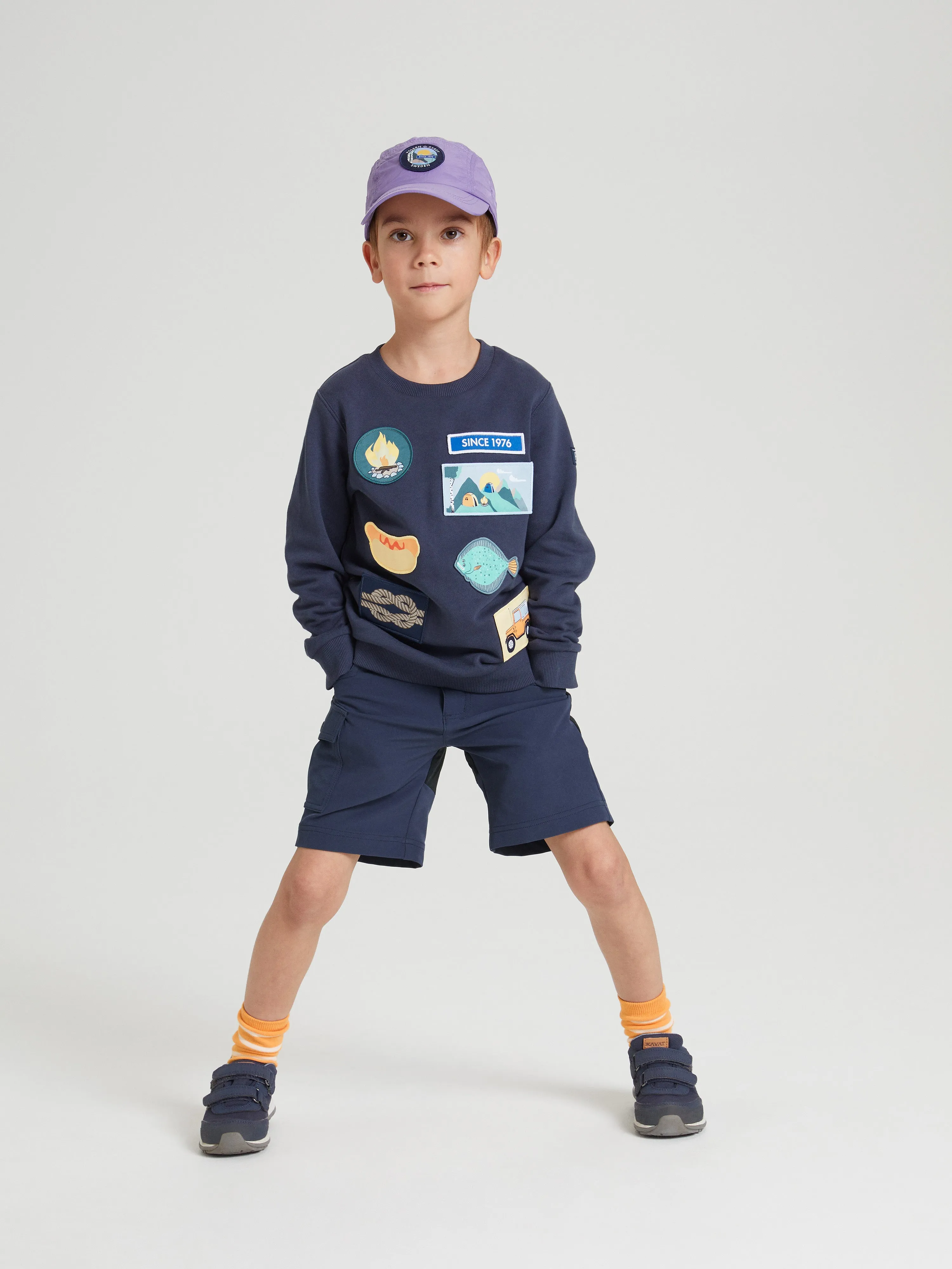 Adventure Embroidered Kids Sweatshirt