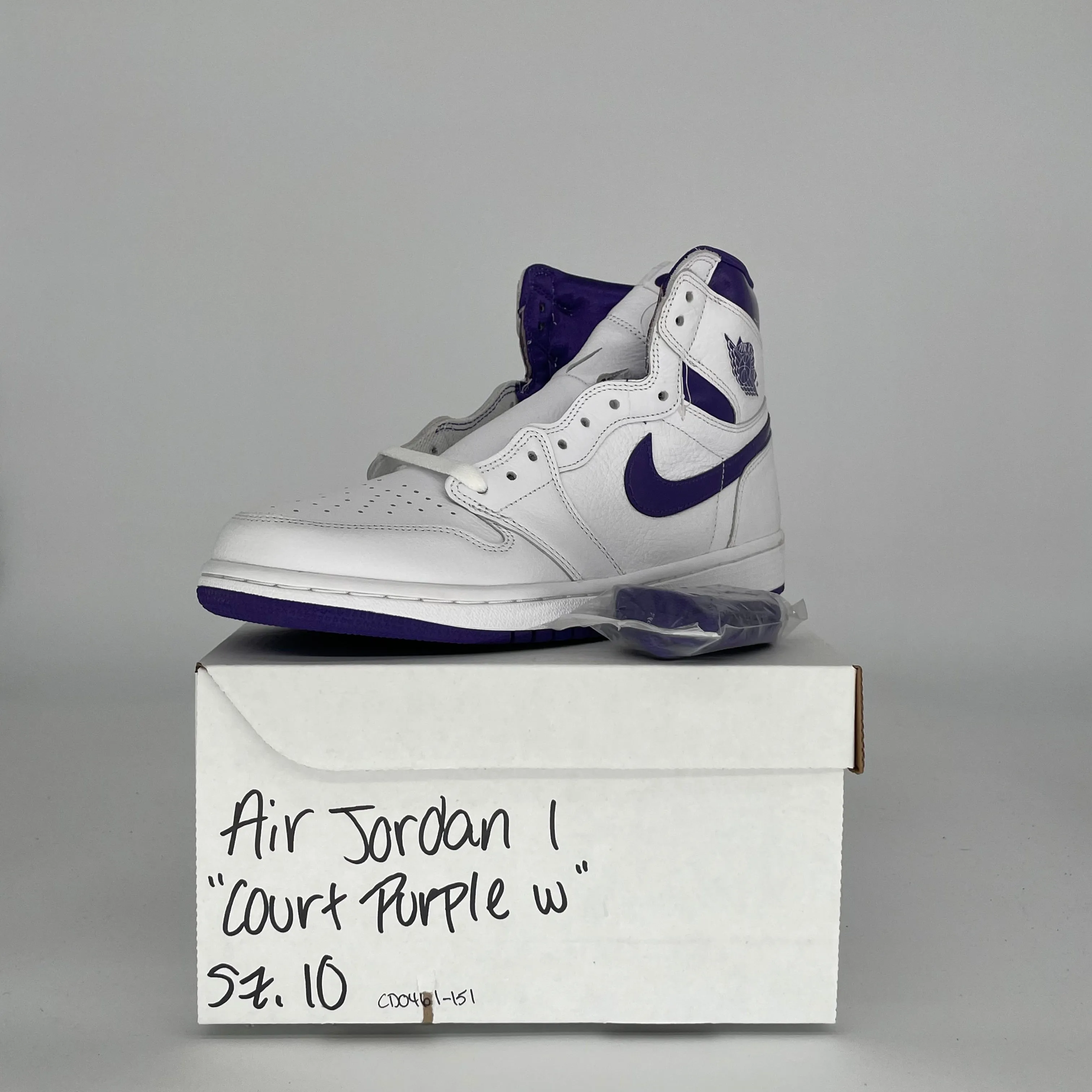 AIR JORDAN 1 COURT PURPLE W SIZE 10/11.5W CD0461-151