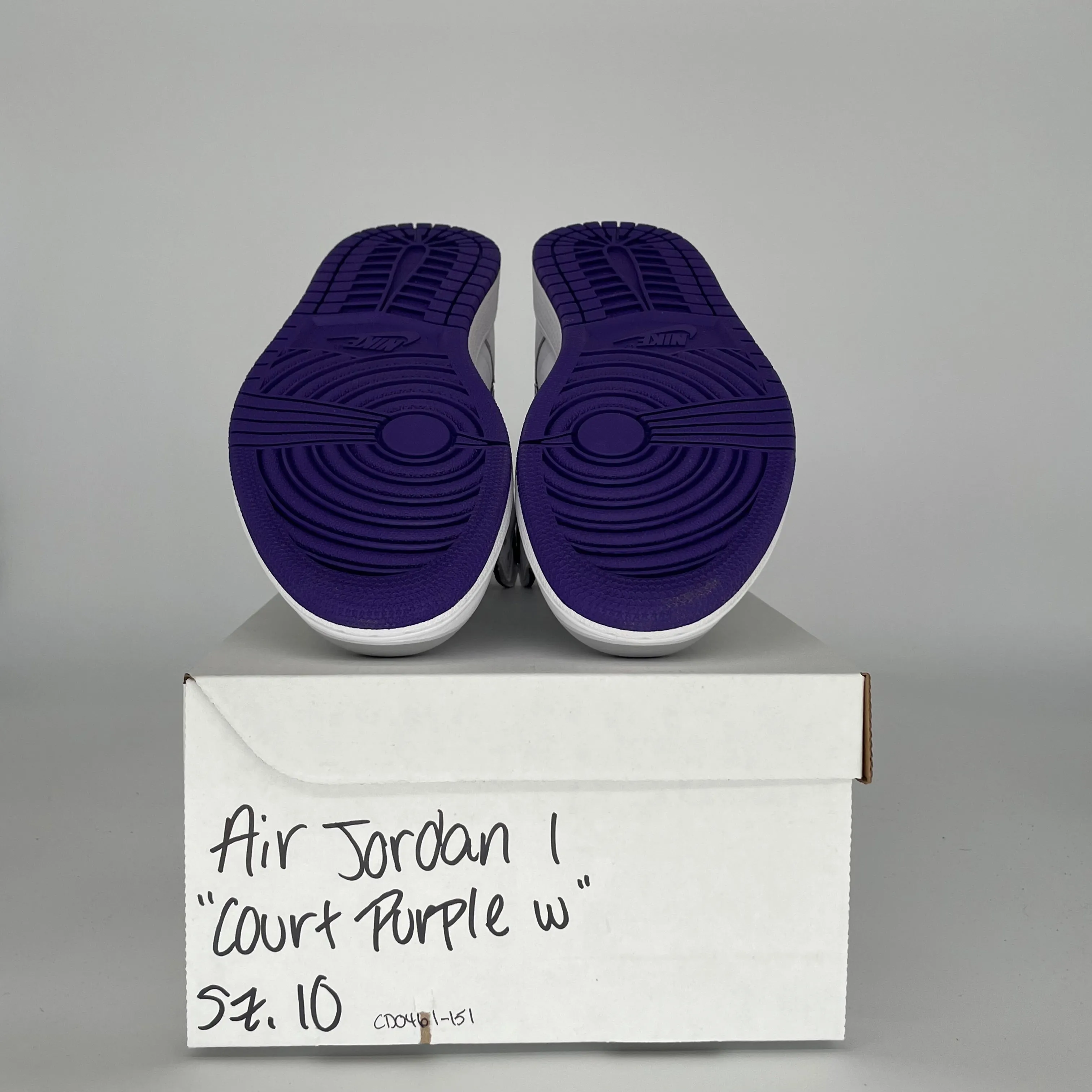 AIR JORDAN 1 COURT PURPLE W SIZE 10/11.5W CD0461-151