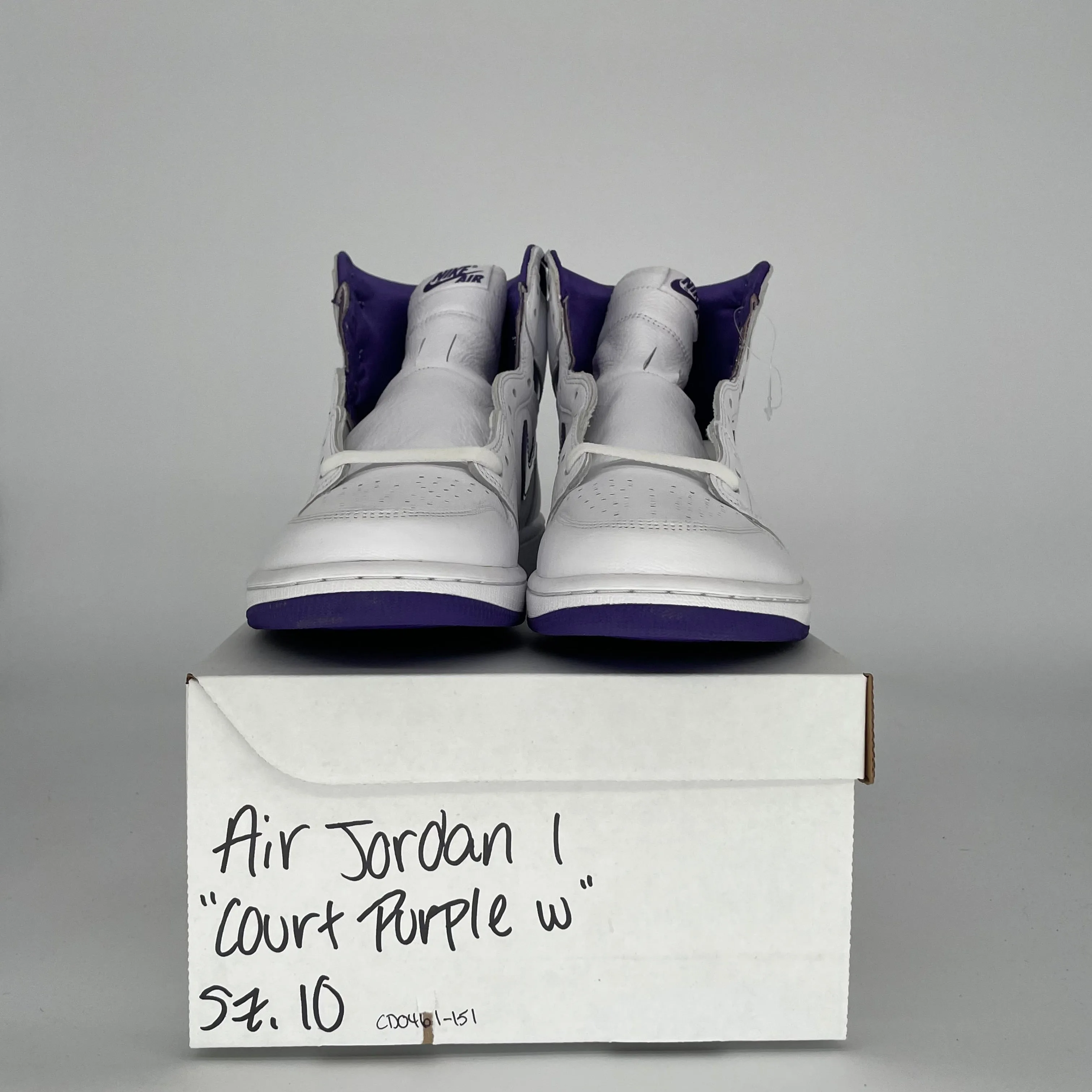 AIR JORDAN 1 COURT PURPLE W SIZE 10/11.5W CD0461-151