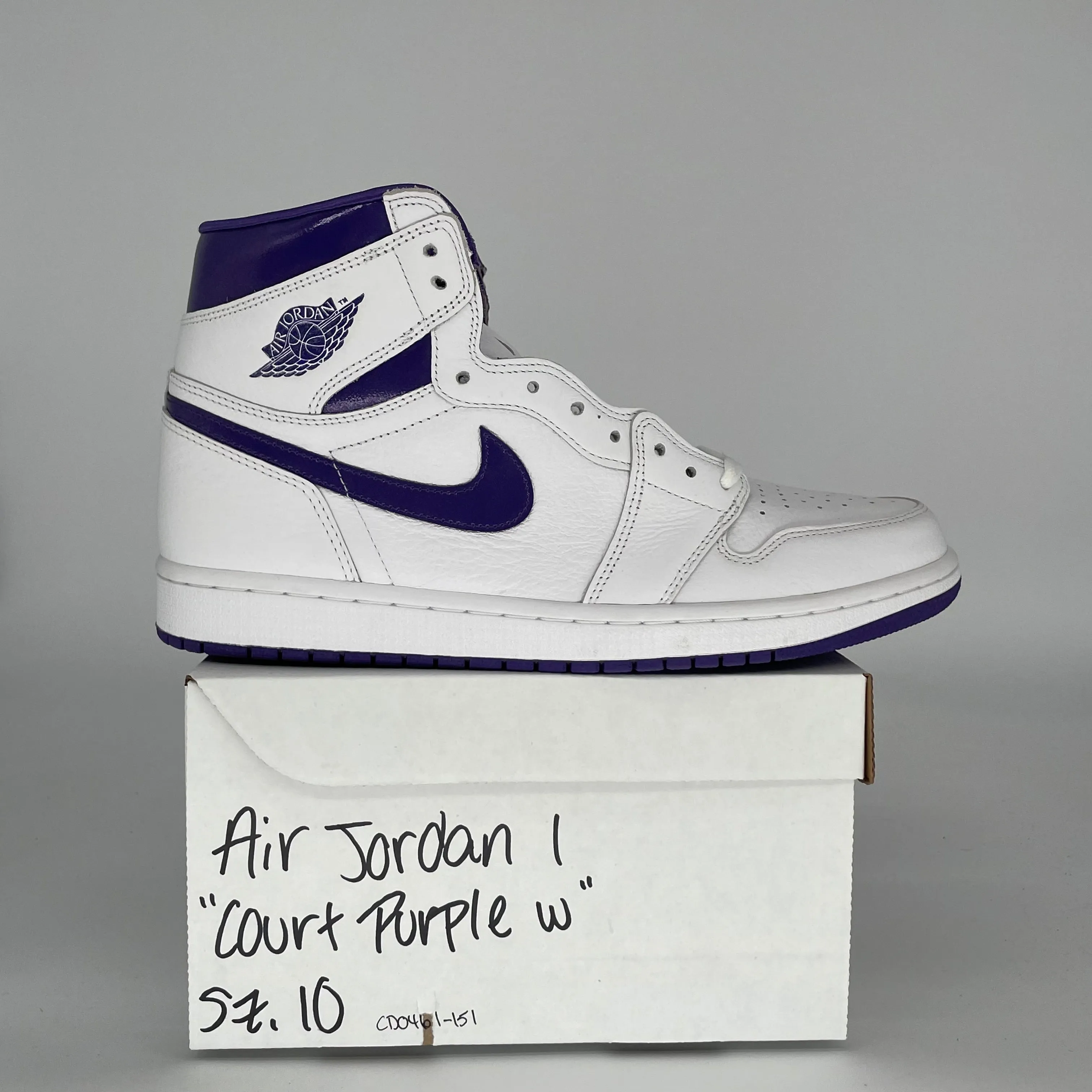 AIR JORDAN 1 COURT PURPLE W SIZE 10/11.5W CD0461-151