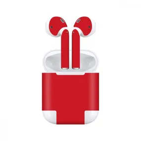 Airpods Matte Red Skin