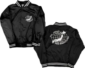 AJPW BLACK SATIN JACKET