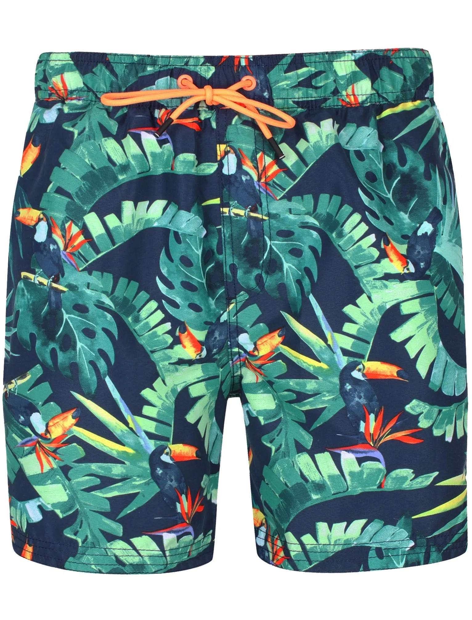 Alden Swim Shorts In Toucan Print - Tokyo Laundry