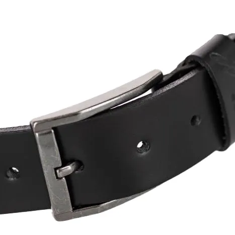 All Black Buckle Belt