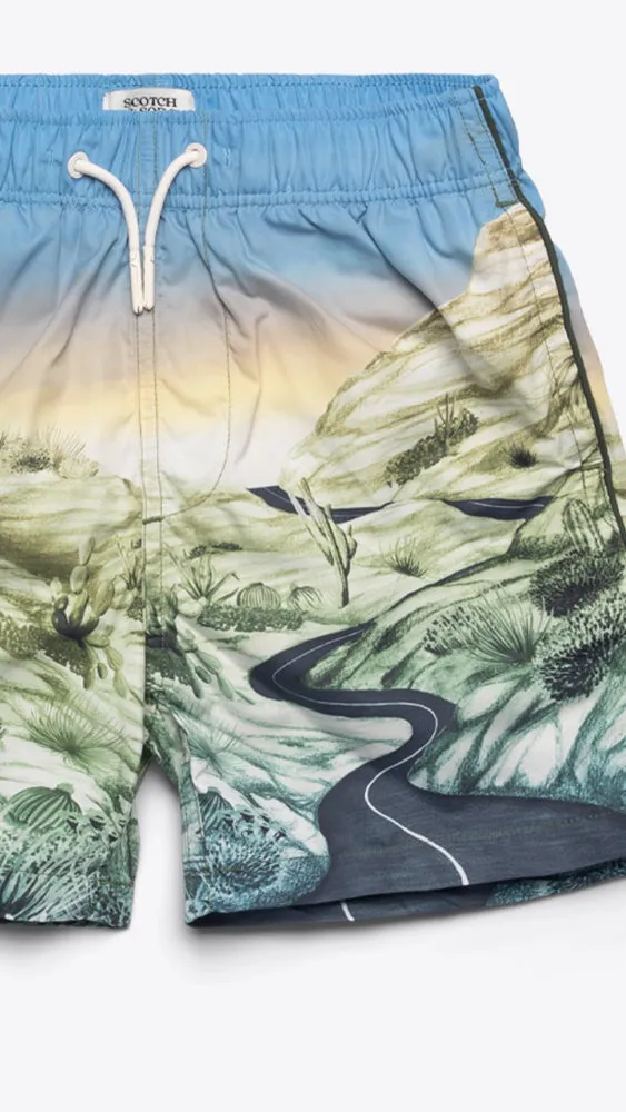 All-Over Printed Swim Shorts