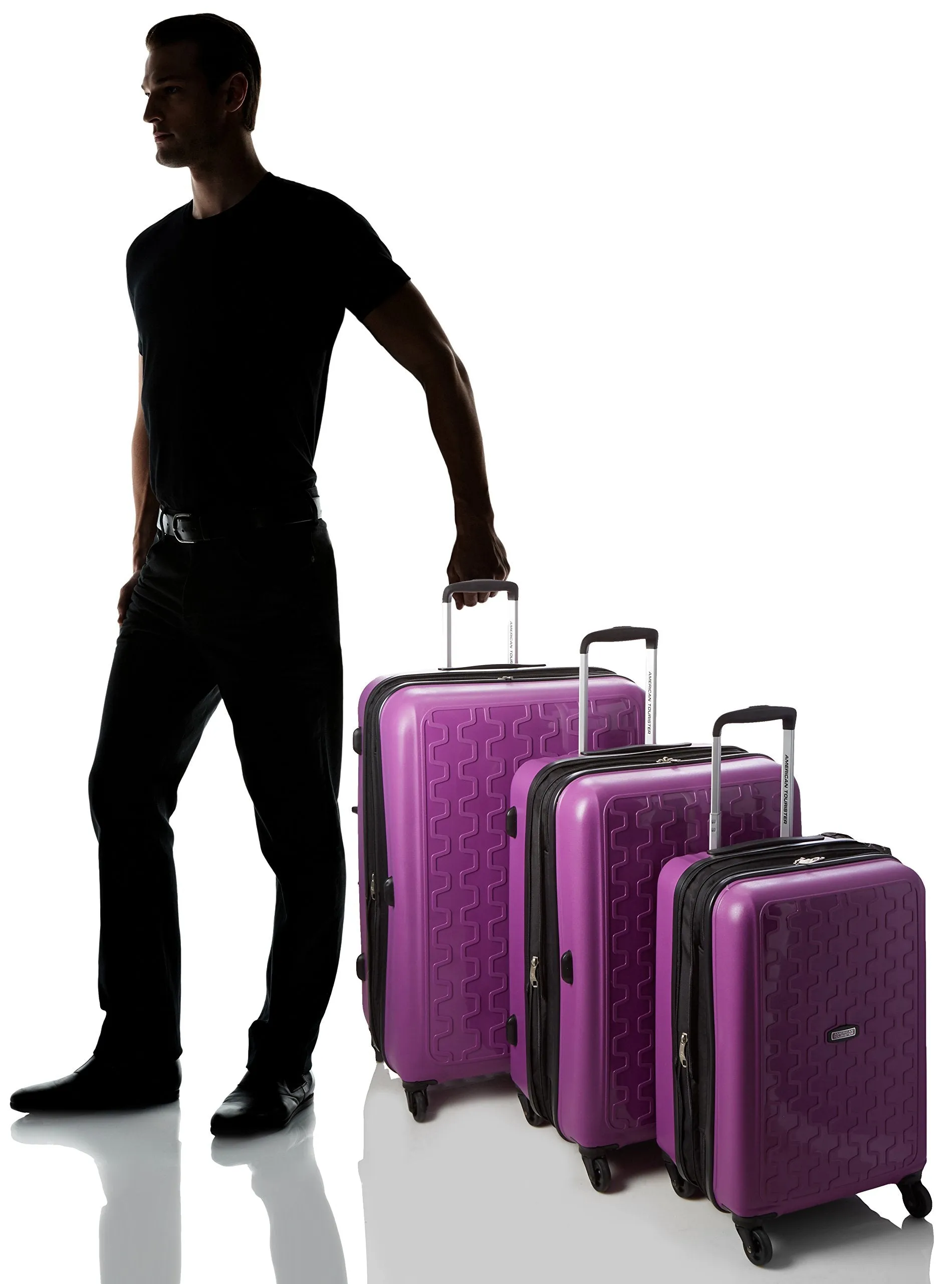 American Tourister Duralite 360 3 Piece Set (21"/25"/29") 4-Wheel Luggage Sets