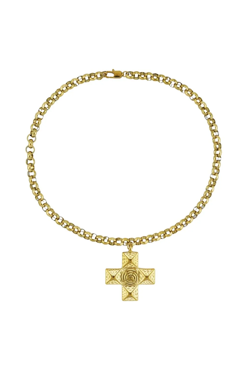 Anastasia Gold Cross Pendant Necklace