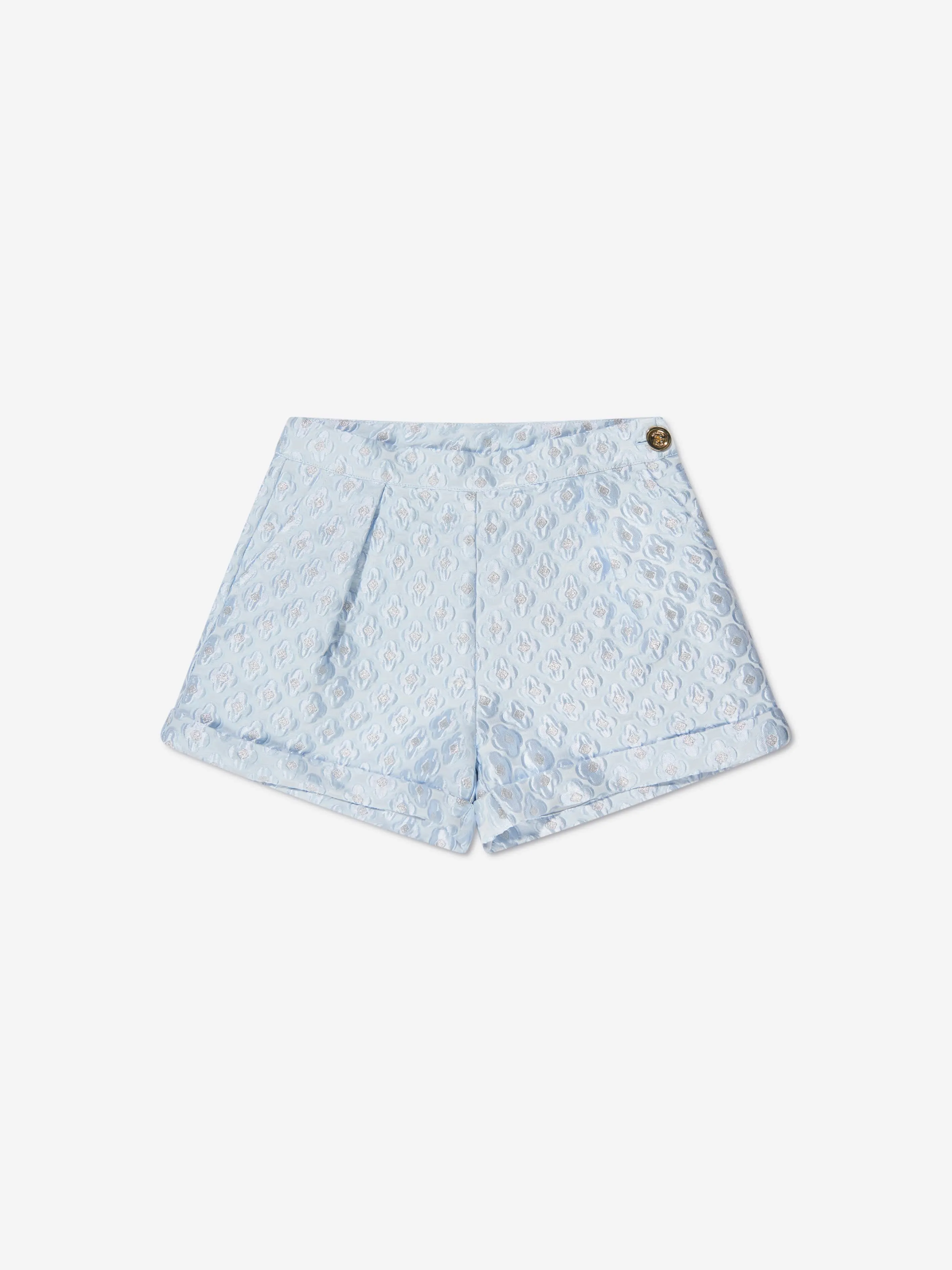 Angels Face Girls Nita Jacquard Shorts in Blue