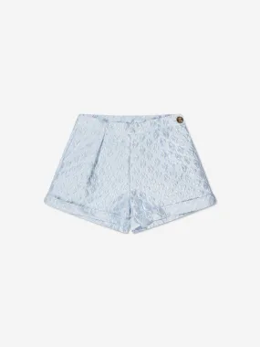 Angels Face Girls Nita Jacquard Shorts in Blue