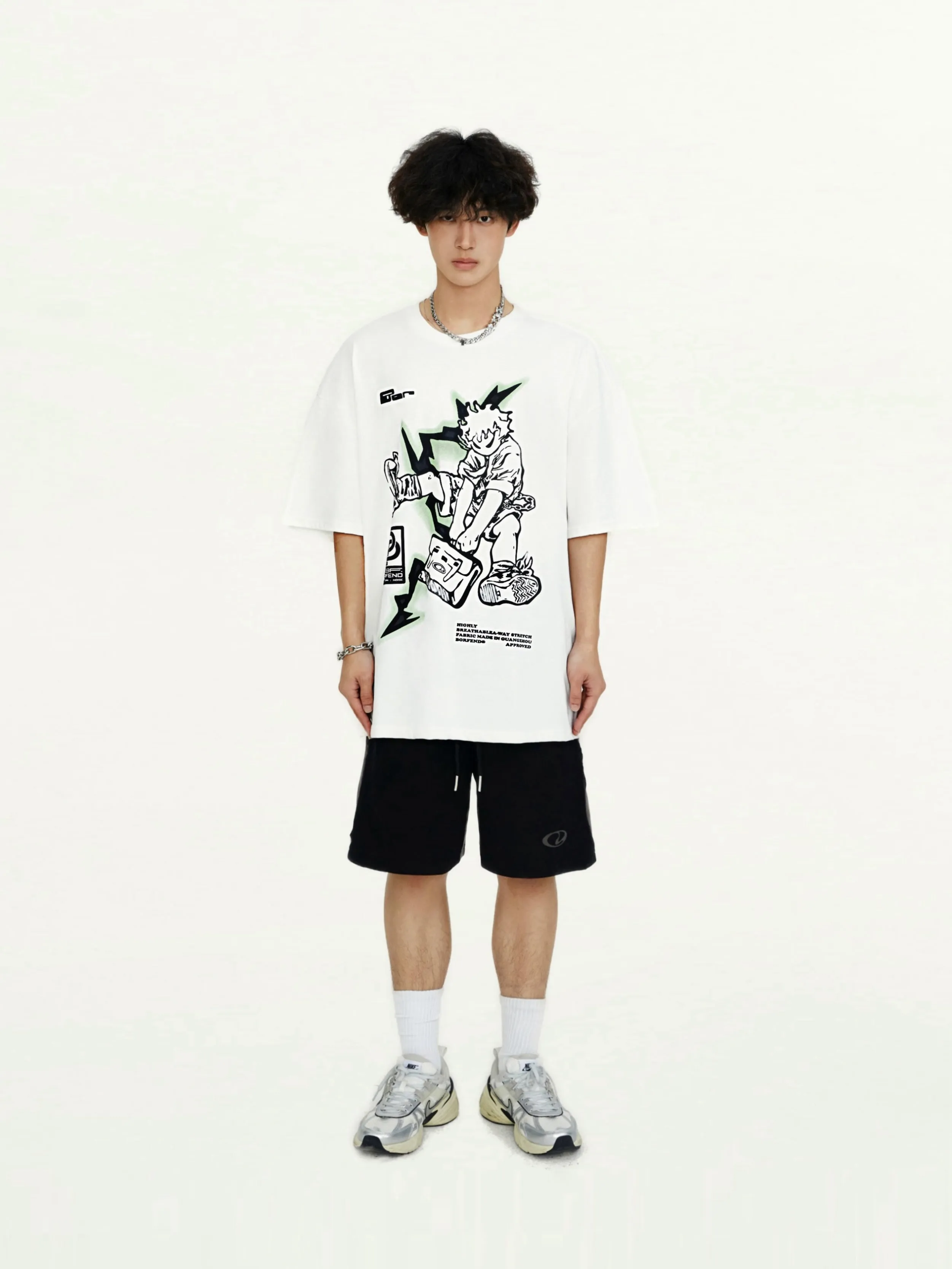 Anime Line | Anime Character Printed T-Shirt