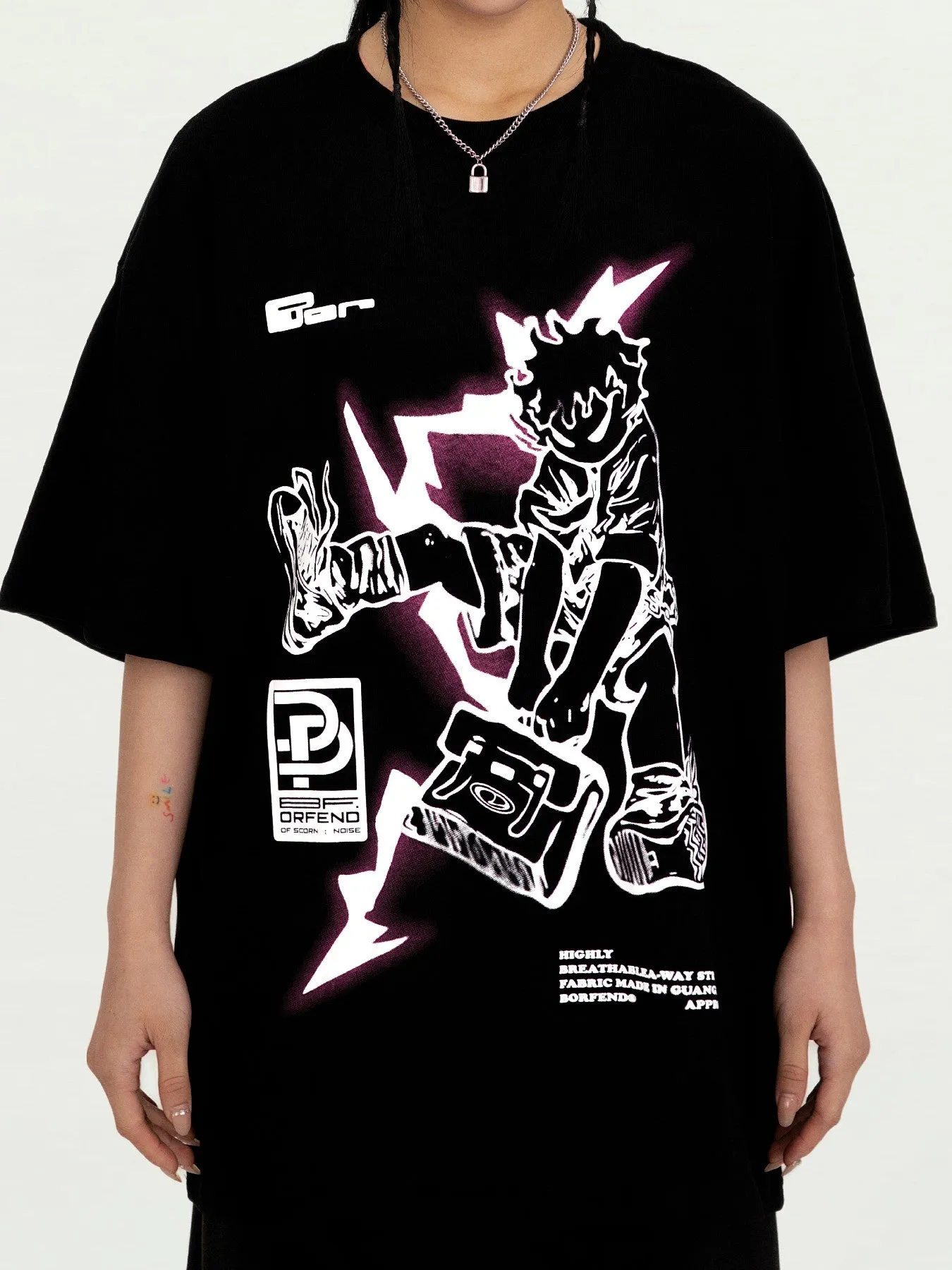 Anime Line | Anime Character Printed T-Shirt