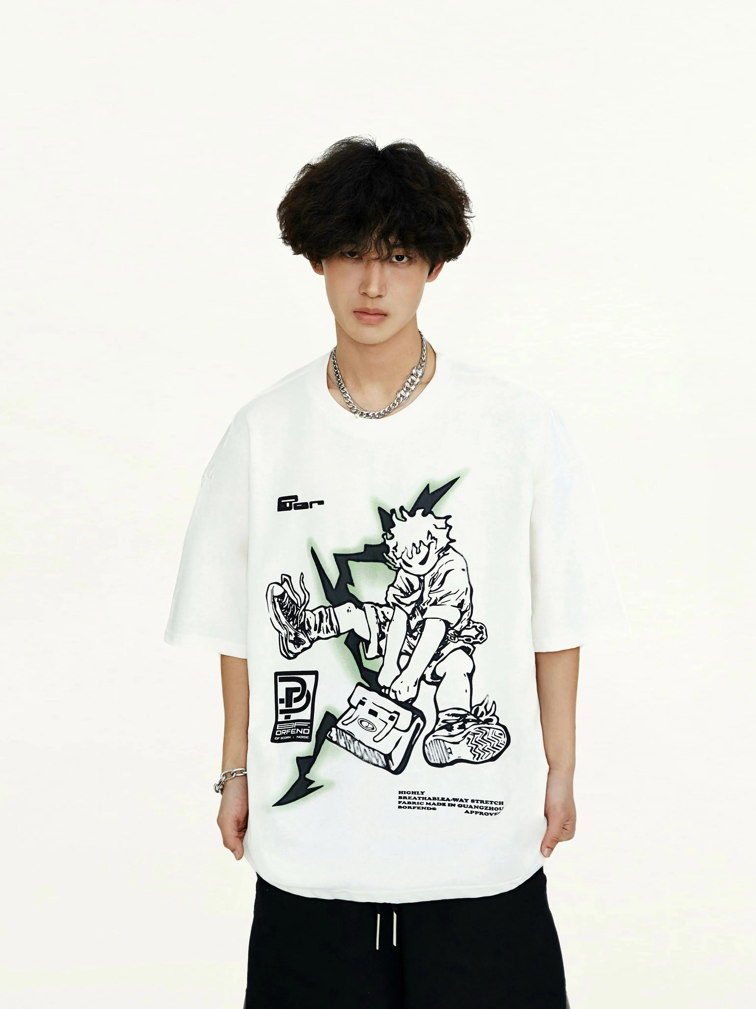 Anime Line | Anime Character Printed T-Shirt