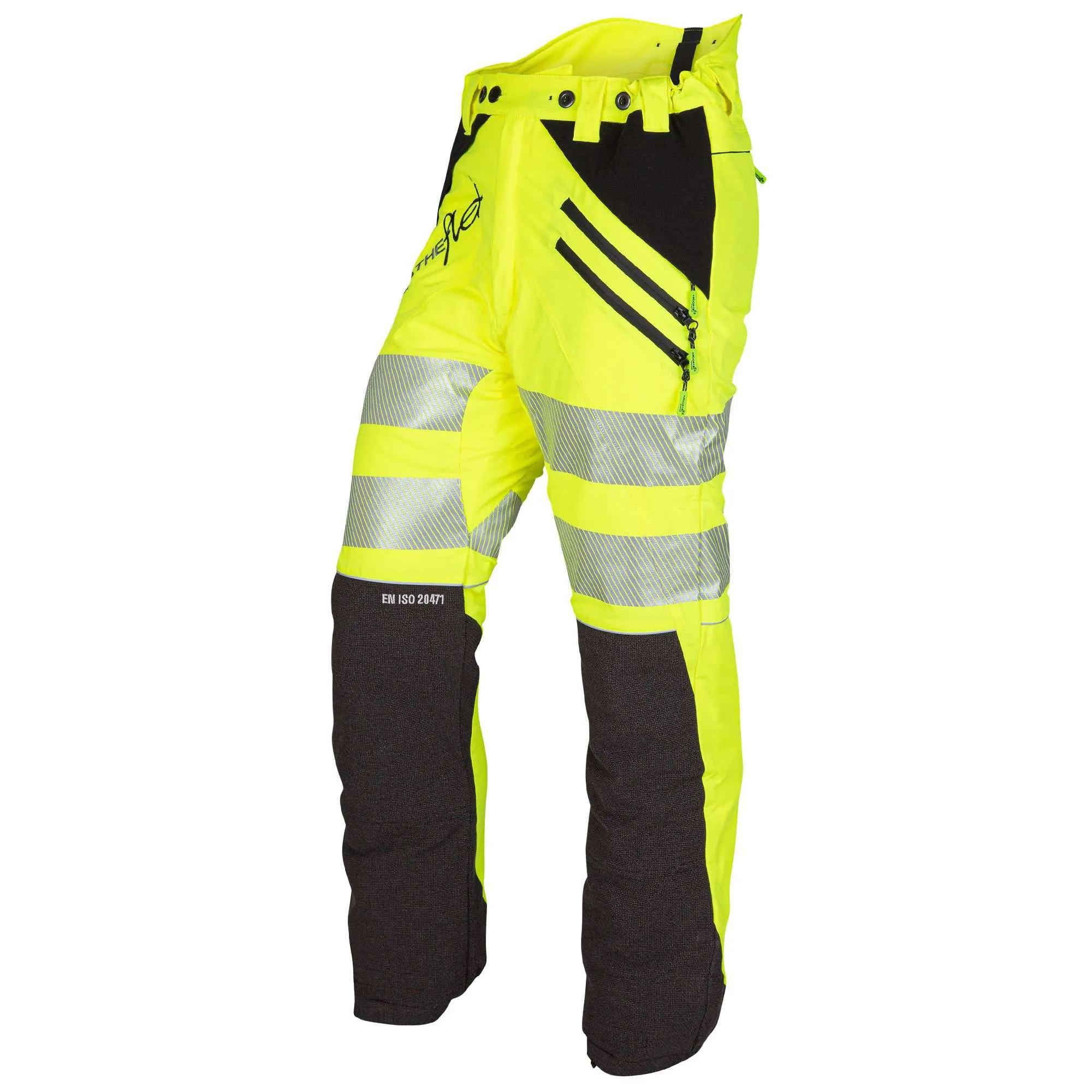 AT4050 Breatheflex Design Chainsaw Pants C Class 1 - Hi-Viz Yellow/Kevlar