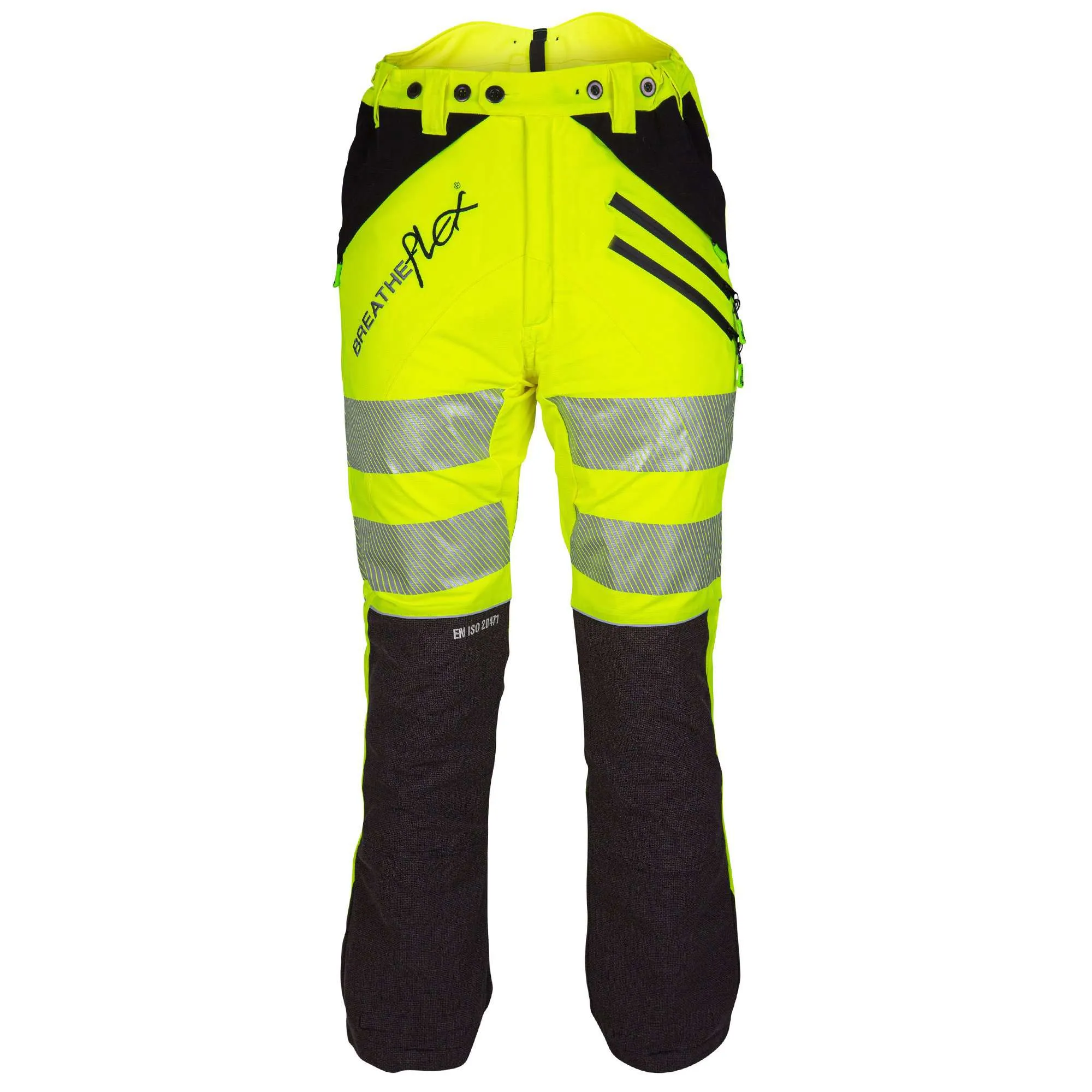 AT4050 Breatheflex Design Chainsaw Pants C Class 1 - Hi-Viz Yellow/Kevlar