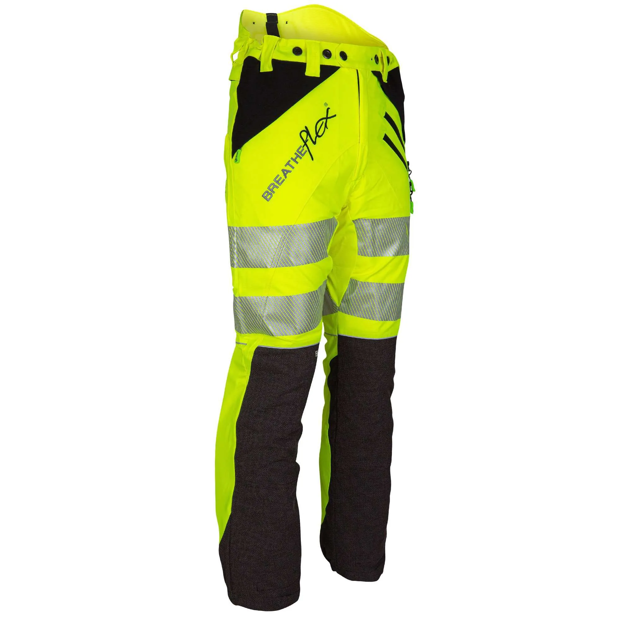 AT4050 Breatheflex Design Chainsaw Pants C Class 1 - Hi-Viz Yellow/Kevlar