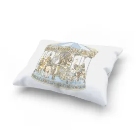 Atelier Choux Velour Cushion Carousel Blue