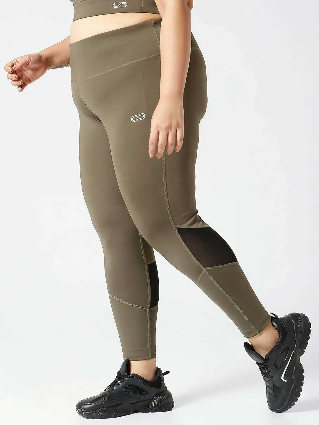 Ath Perform 7/8 High Waist Leggings Olive Plus