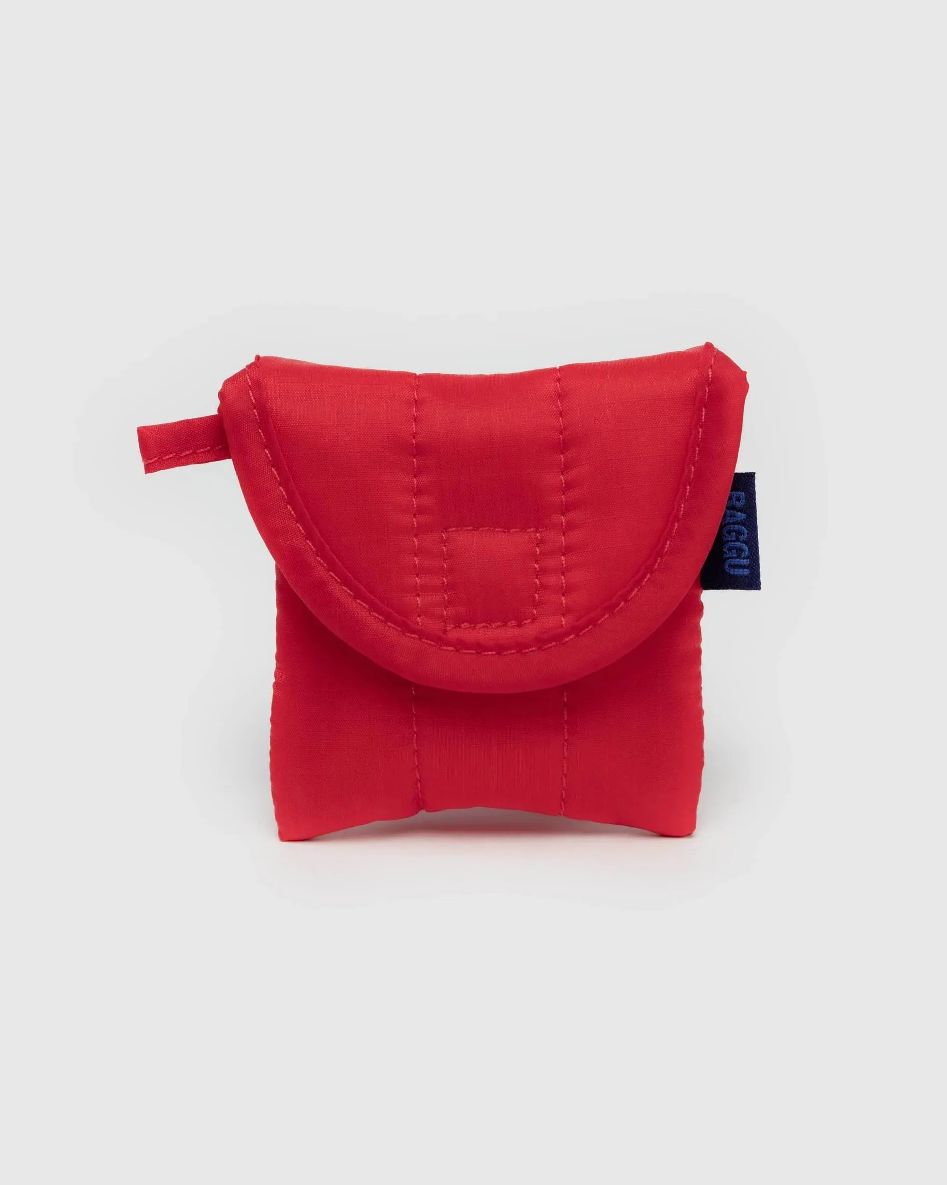 Baggu - Puffy Earbuds Case | Candy Apple