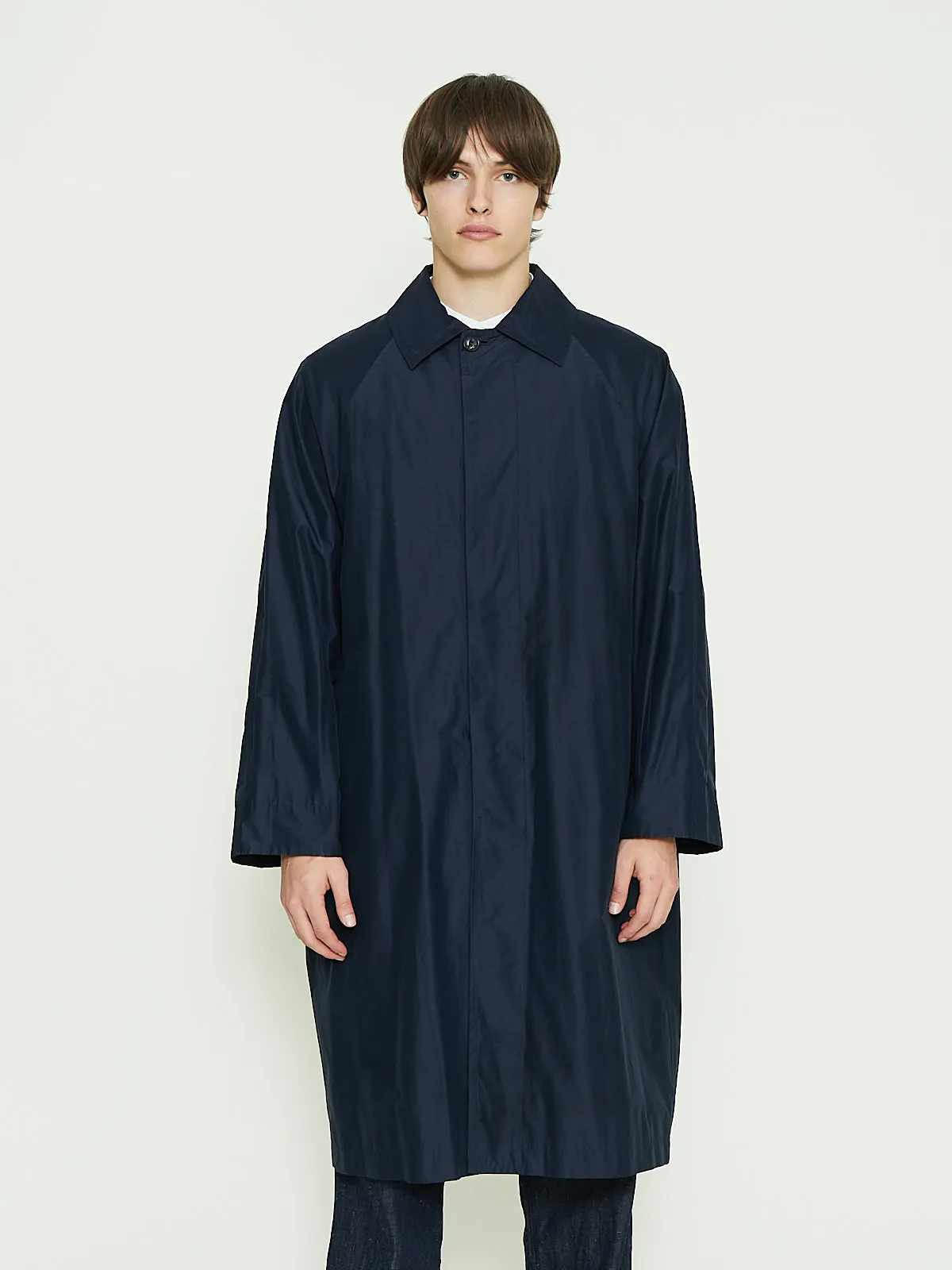 Bal Collar Coat in Navy