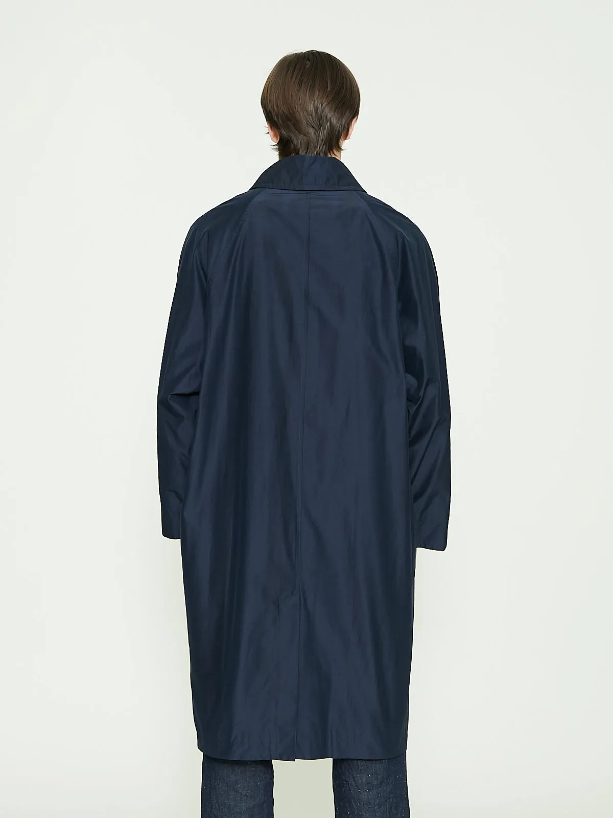 Bal Collar Coat in Navy