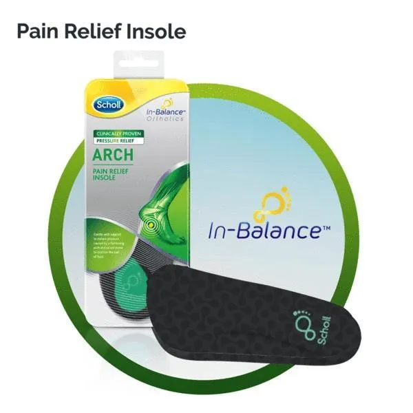 Ball of Foot & Arch Pain Relief Insoles Small