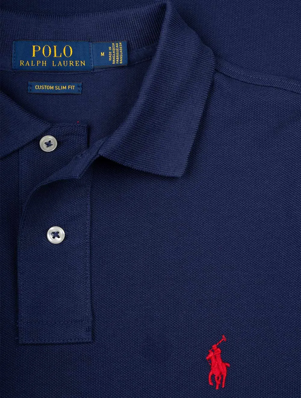 Basic Short Sleeve Polo Navy Blue