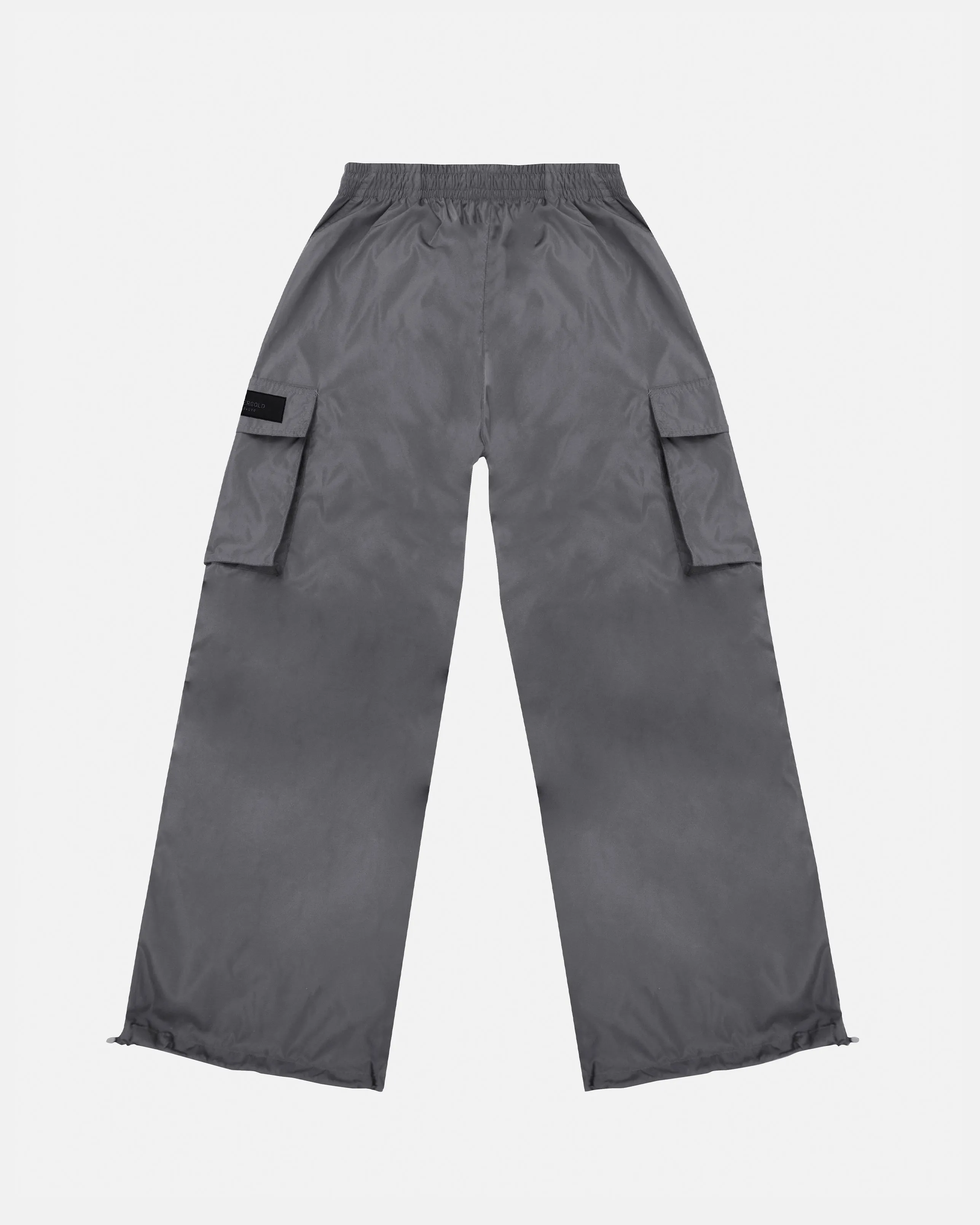 Basics Parachute Cargo Pants Gray