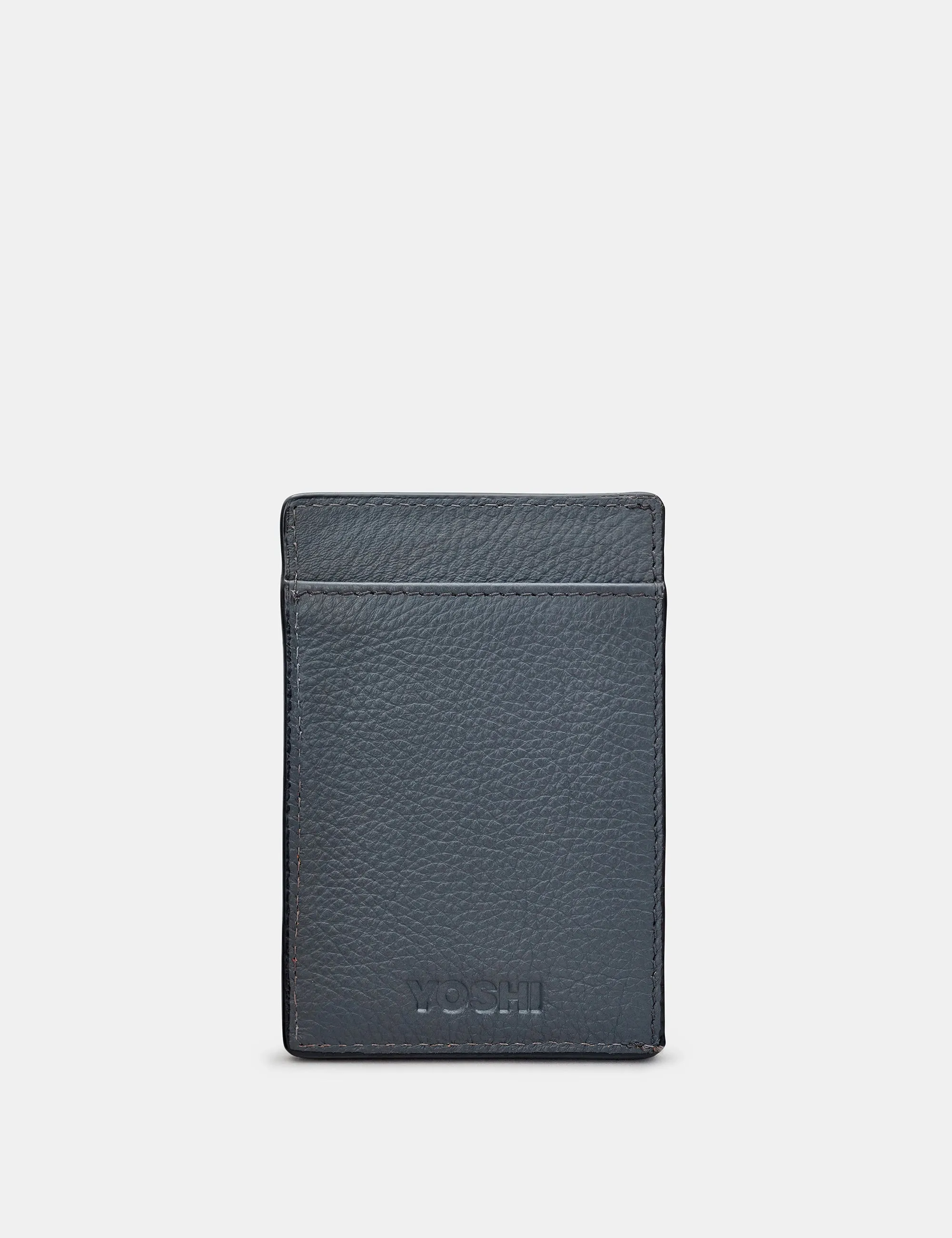 Bayside Tigers Grey Leather Compact Card Holder