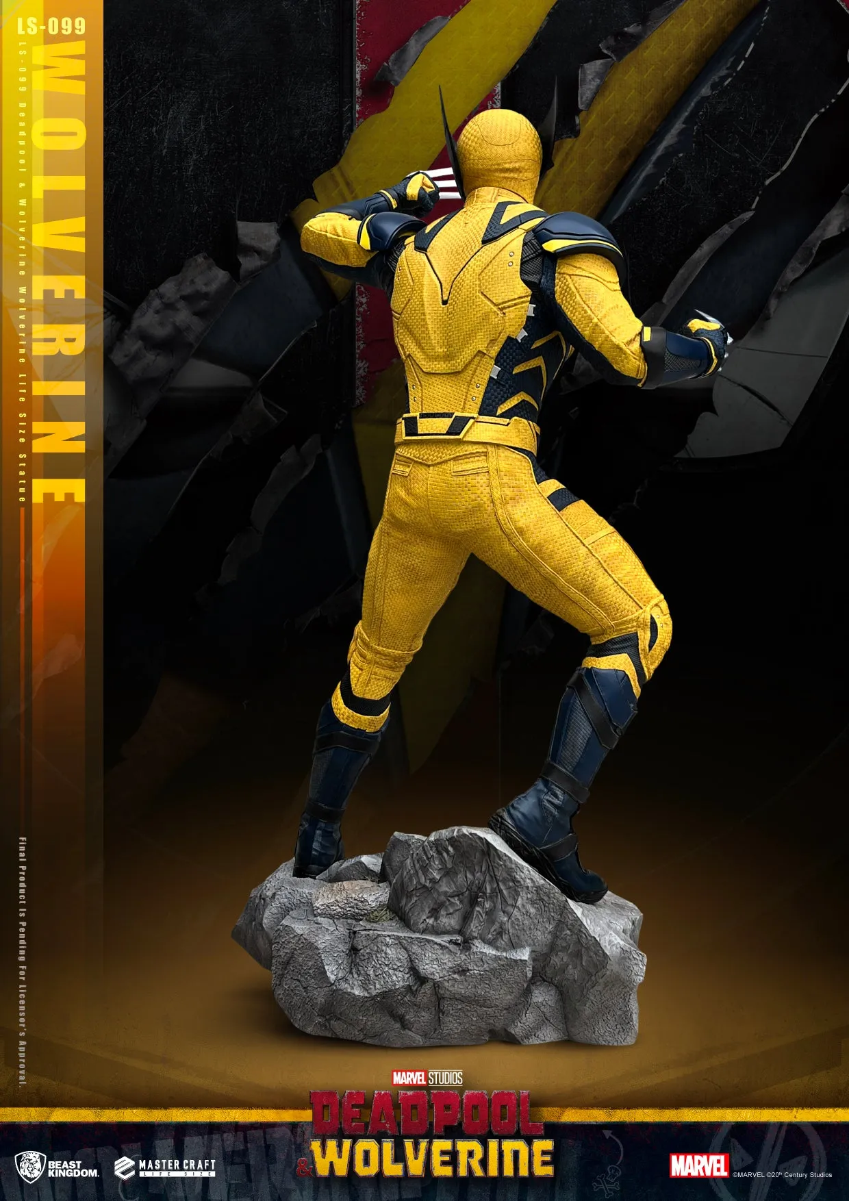 Beast Kingdom LS-099 Deadpool & Wolverine Wolverine Life Size Statue