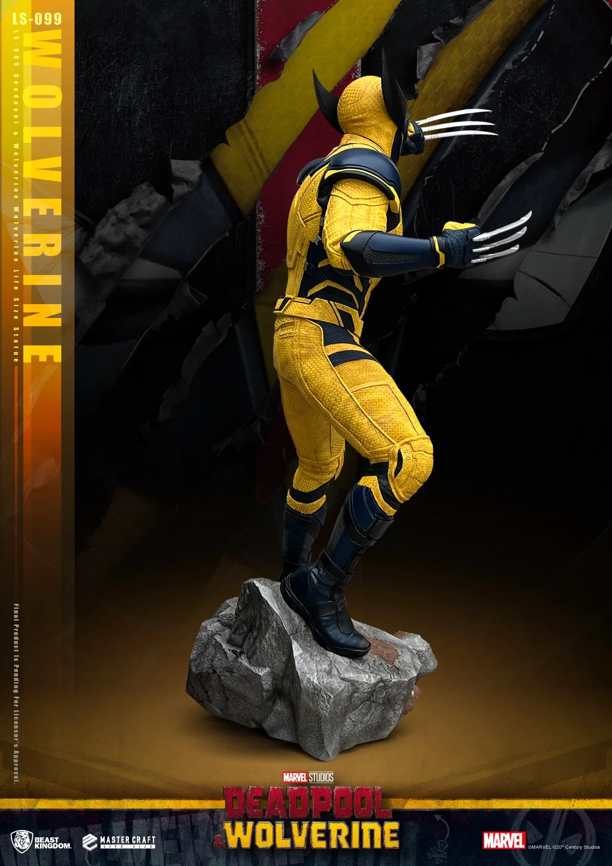 Beast Kingdom LS-099 Deadpool & Wolverine Wolverine Life Size Statue